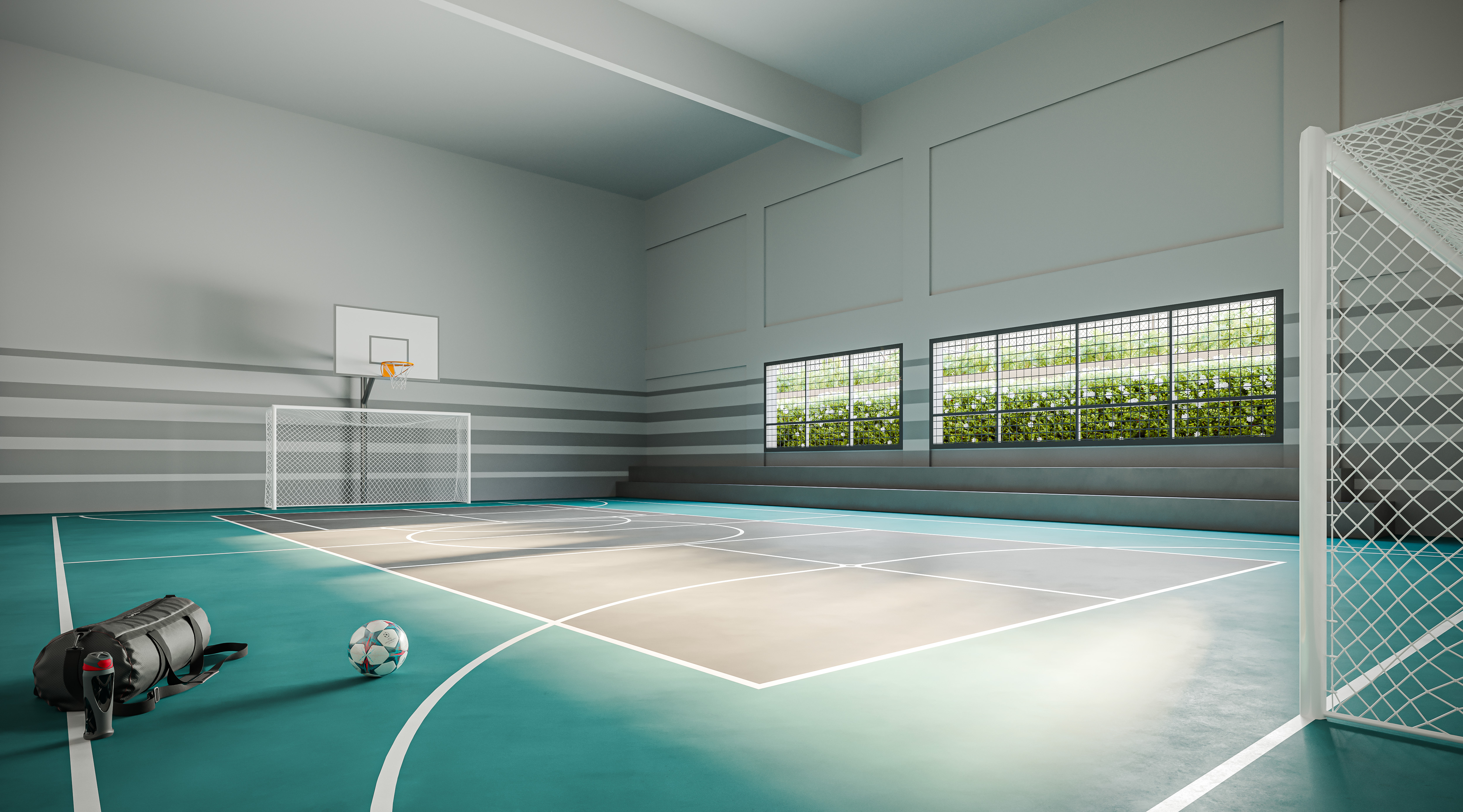 Quadra Recreativa Coberta